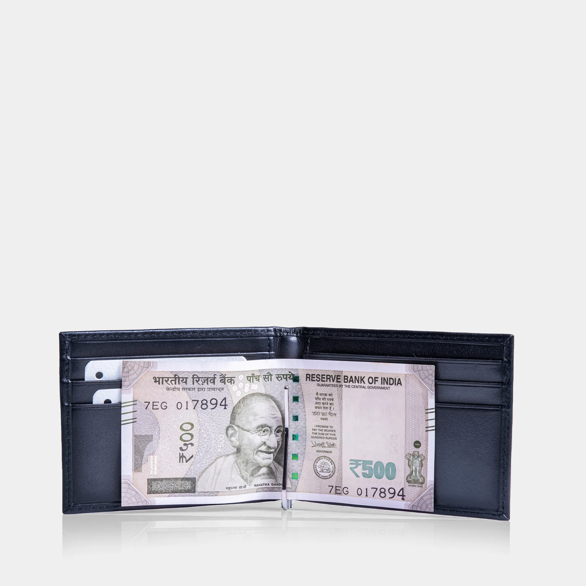 Grant Money Clip Wallet (Navy) - Image 4