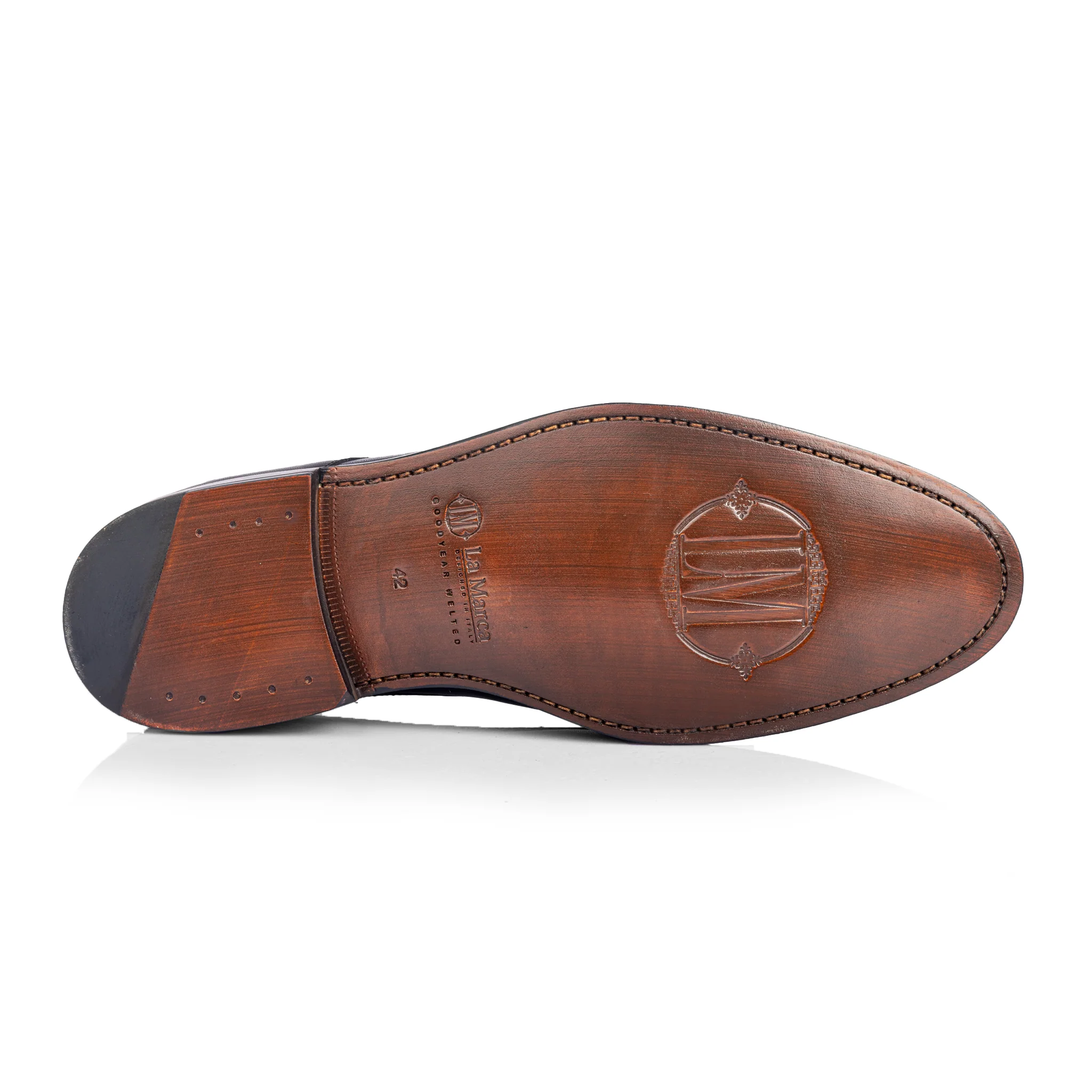 Hamilton Brogue Oxford (Piano Black) - Image 8