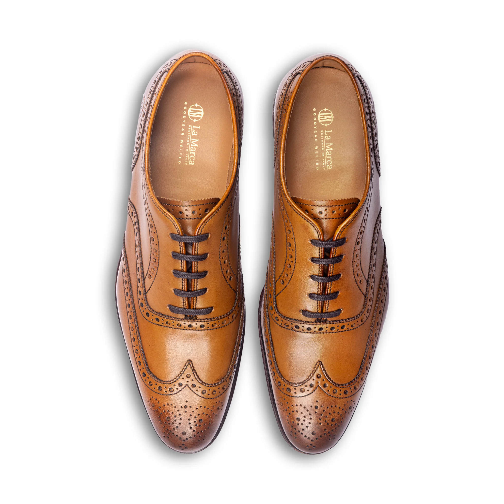 Hamilton Brogue Oxford (Tan) - Image 4