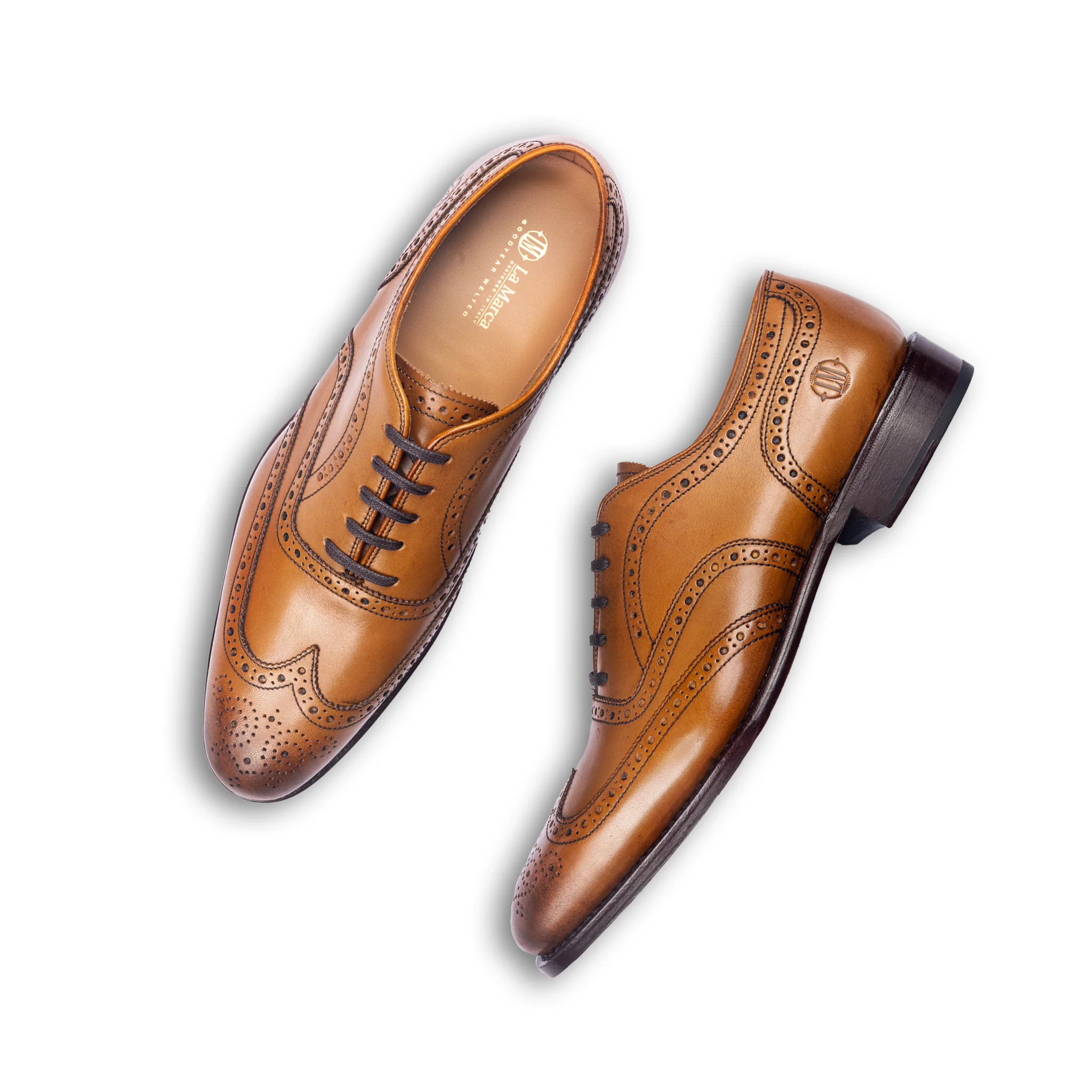 Hamilton Brogue Oxford (Tan) - Image 5