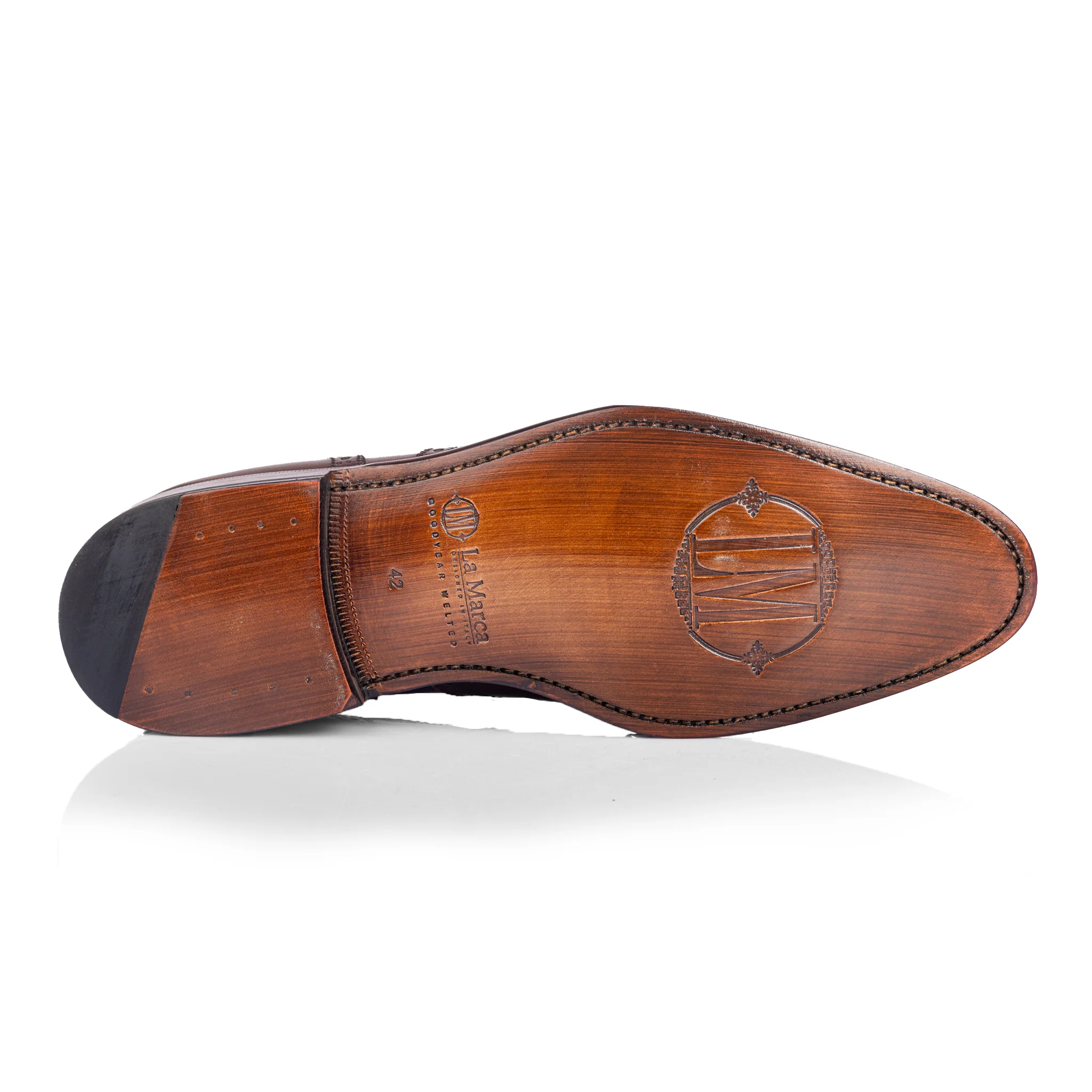 Hamilton Brogue Oxford (Tan) - Image 7