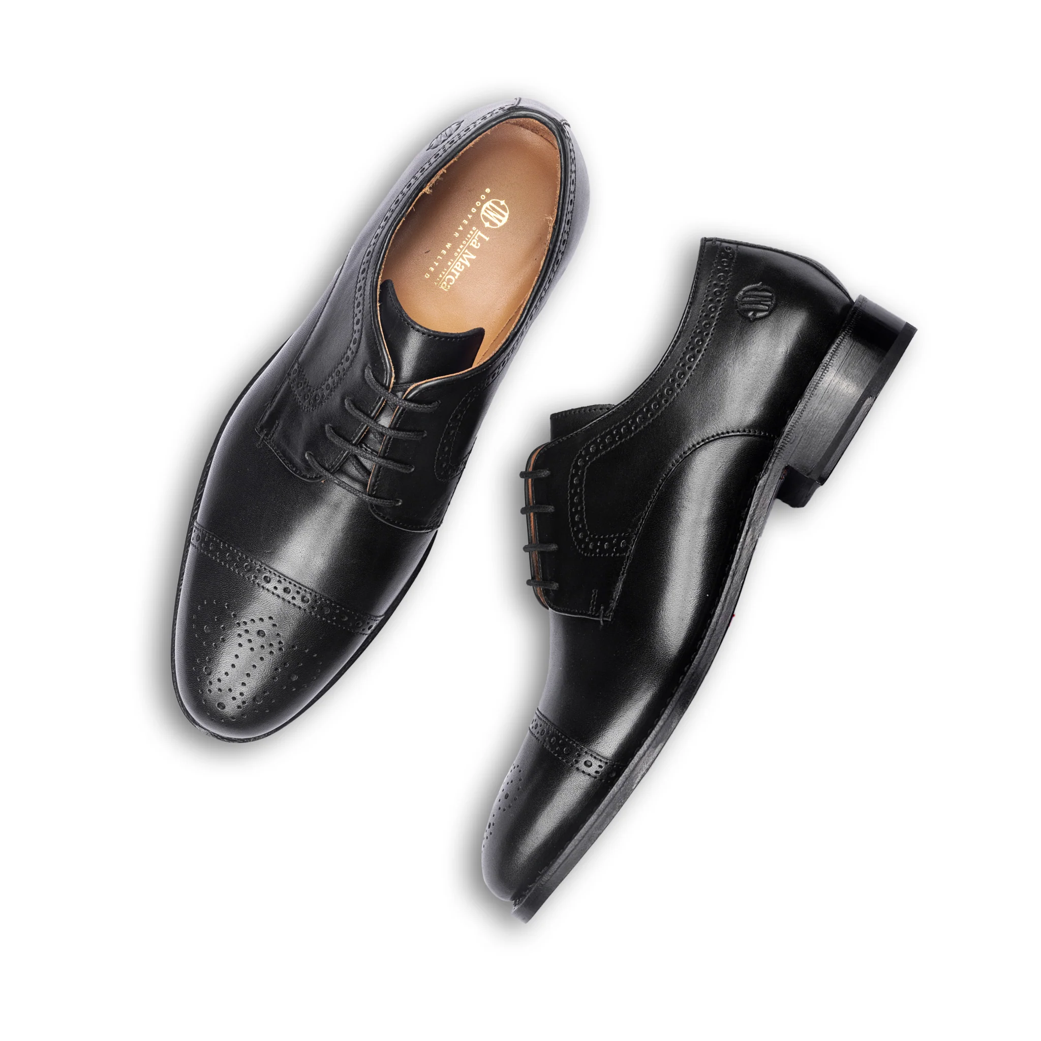 Ricardo Cap Toe Derby (Piano Black) - Image 6