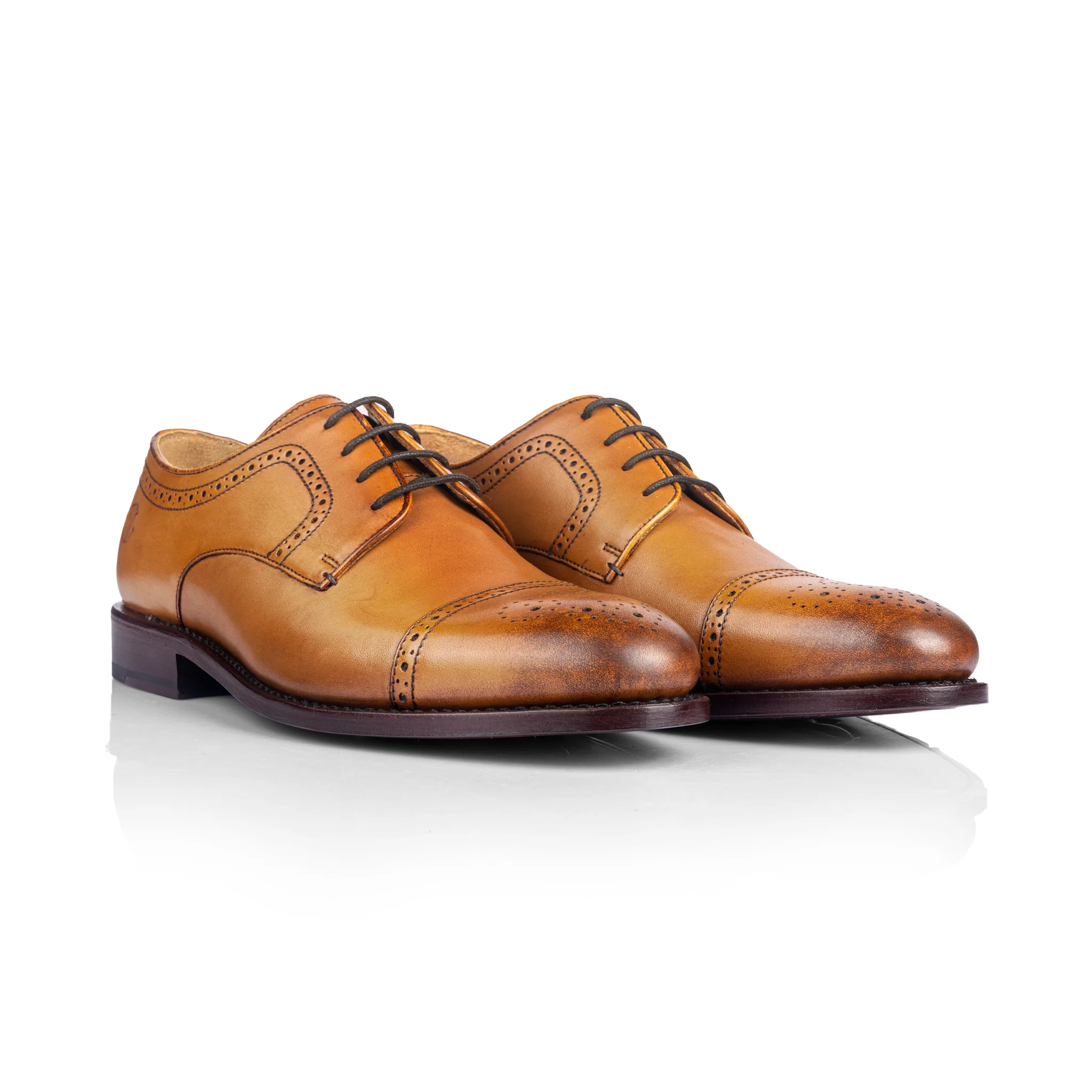 Ricardo Cap Toe Derby (Tan) - Image 5