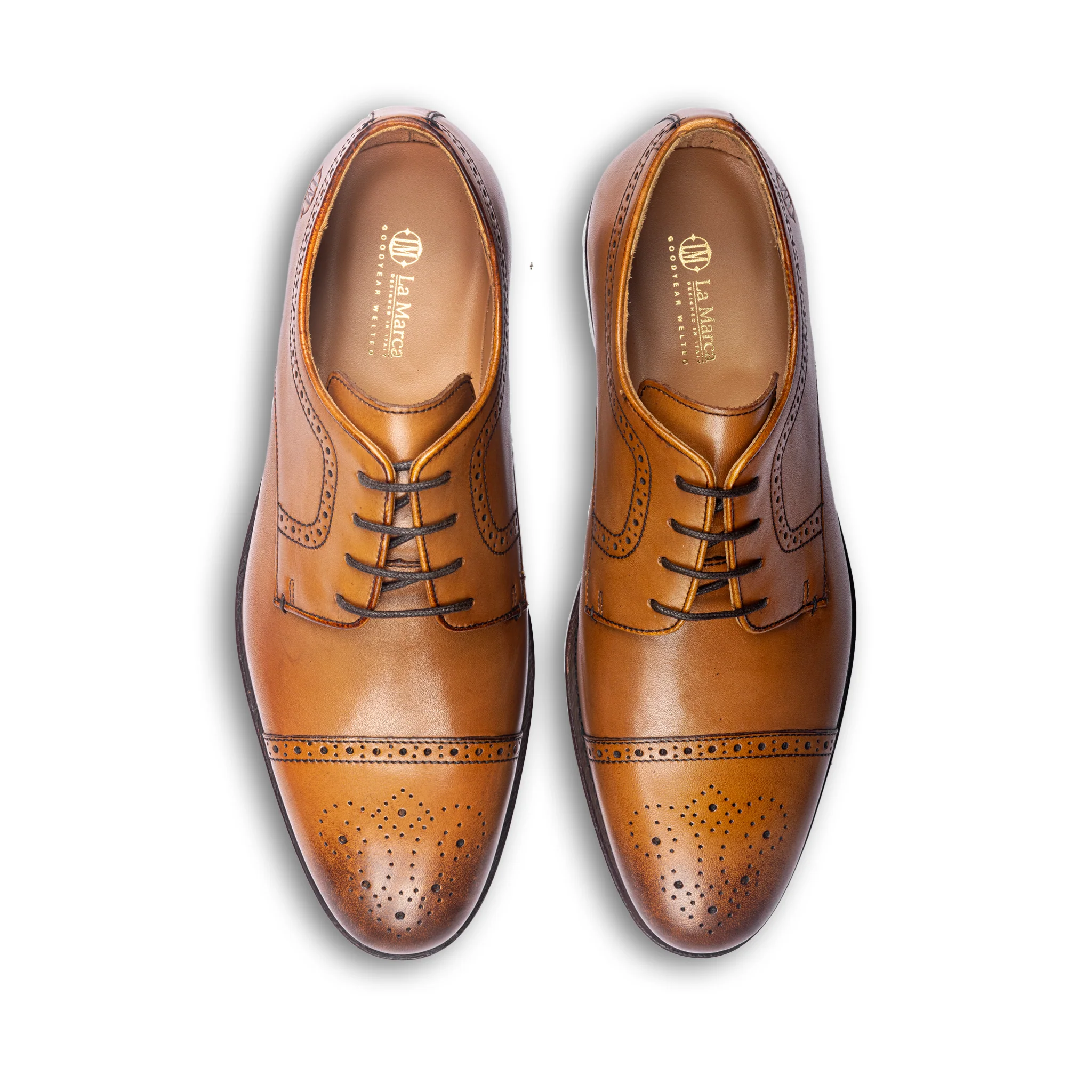Ricardo Cap Toe Derby (Tan) - Image 7