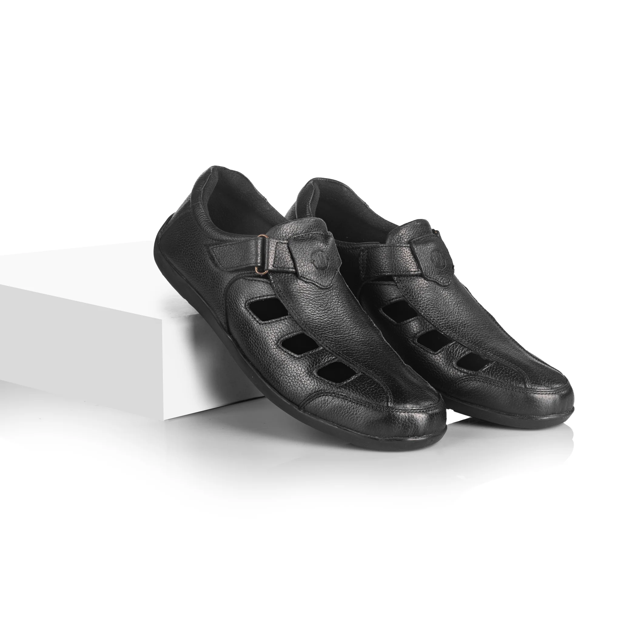 Ross II Mule Sandal (Piano Black) - Image 3